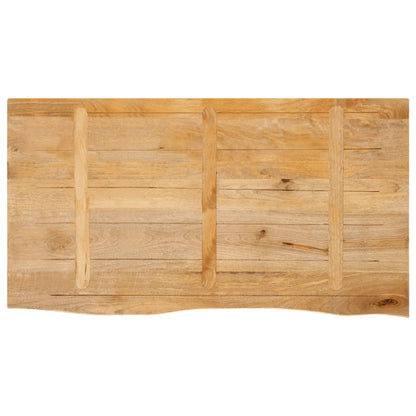 Table Top Live Edge 120x60x3.8 cm Solid Wood Mango