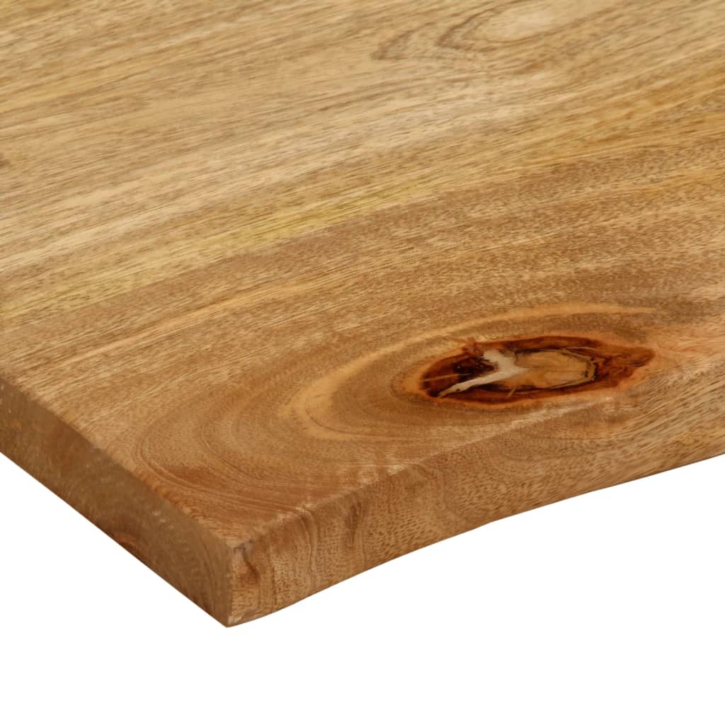 Table Top Live Edge 120x60x3.8 cm Solid Wood Mango