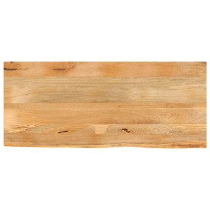 Table Top Live Edge 140x60x3.8 cm Solid Wood Mango