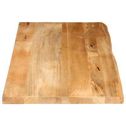 Table Top Live Edge 140x60x3.8 cm Solid Wood Mango
