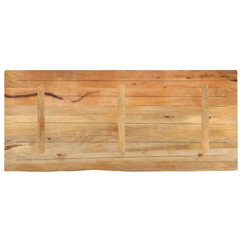Table Top Live Edge 140x60x3.8 cm Solid Wood Mango