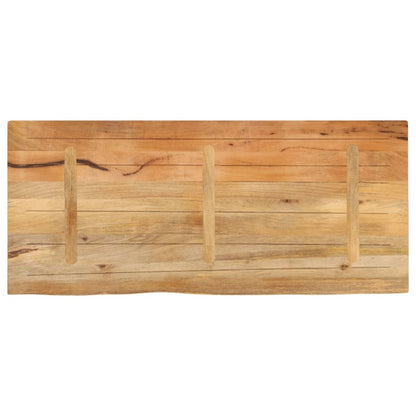 Table Top Live Edge 140x60x3.8 cm Solid Wood Mango