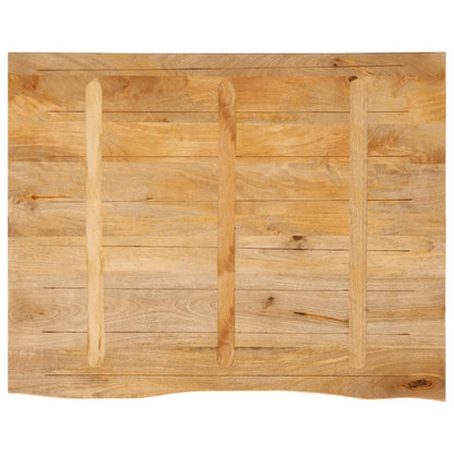 Table Top Live Edge 90x80x3.8 cm Solid Wood Mango