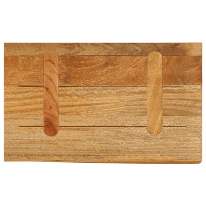 Table Top Live Edge 40x20x2.5 cm Solid Wood Mango