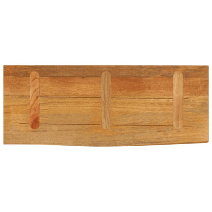 Table Top Live Edge 90x20x2.5 cm Solid Wood Mango