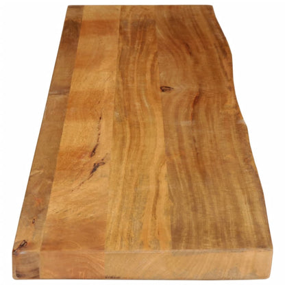 Table Top Live Edge 160x20x2.5 cm Solid Wood Mango
