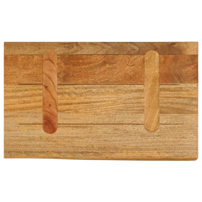 Table Top Live Edge 40x30x2.5 cm Solid Wood Mango