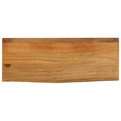 Table Top Live Edge 90x30x2.5 cm Solid Wood Mango