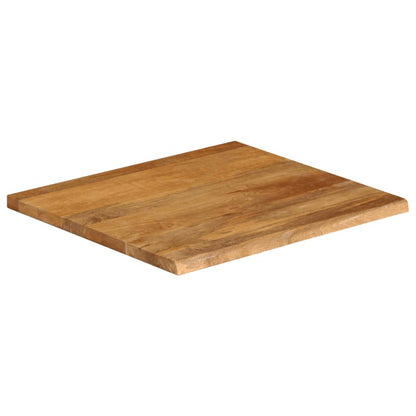 Table Top Live Edge 40x40x2.5 cm Solid Wood Mango