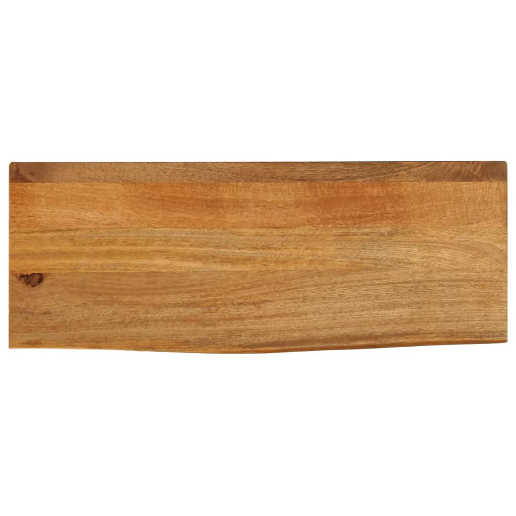 Table Top Live Edge 90x40x2.5 cm Solid Wood Mango