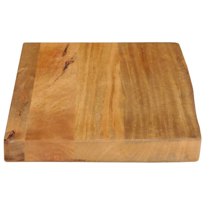 Table Top Live Edge 60x20x3.8 cm Solid Wood Mango