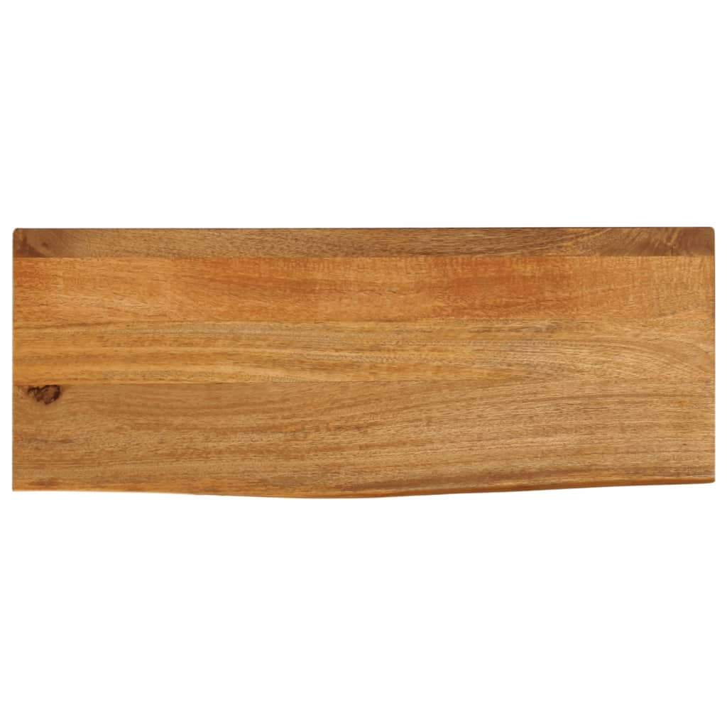 Table Top Live Edge 90x20x3.8 cm Solid Wood Mango
