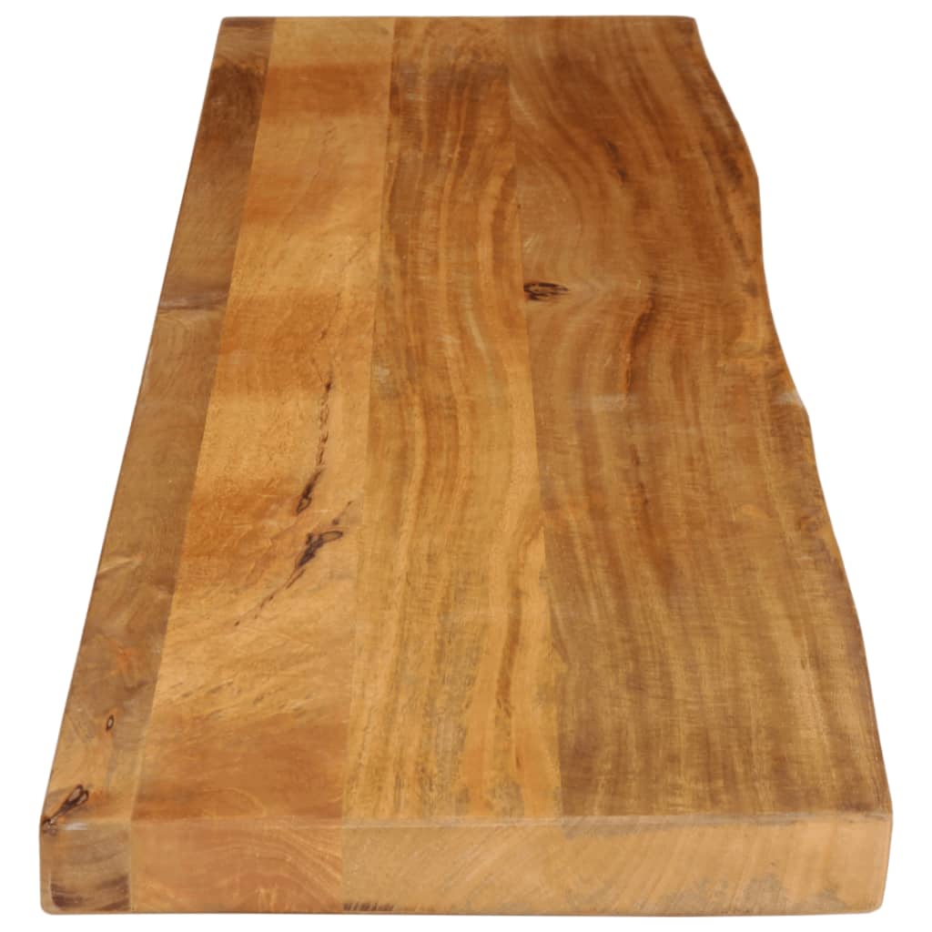 Table Top Live Edge 160x20x3.8 cm Solid Wood Mango