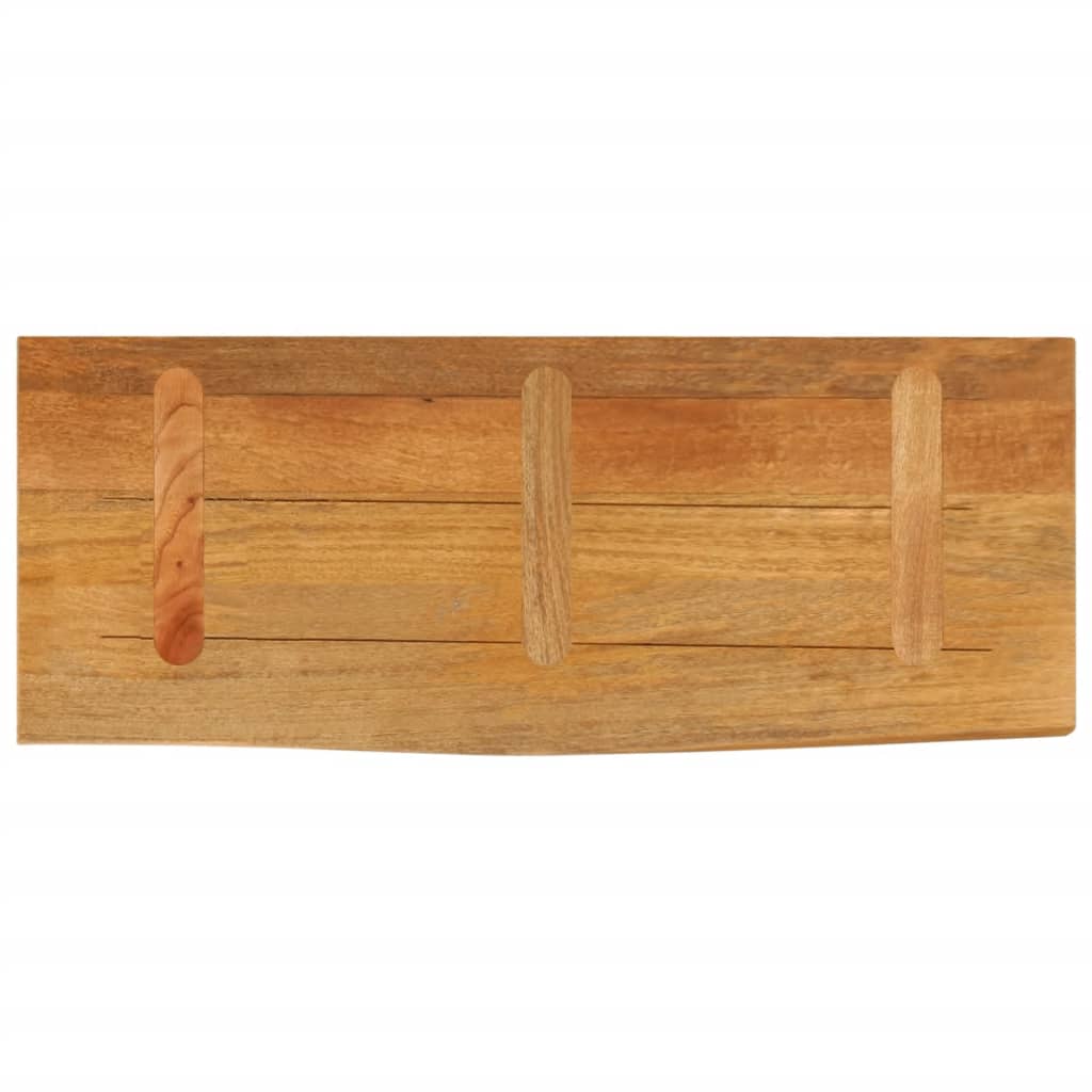 Table Top Live Edge 90x30x3.8 cm Solid Wood Mango