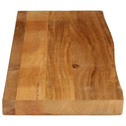 Table Top Live Edge 100x30x3.8 cm Solid Wood Mango