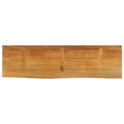 Table Top Live Edge 100x30x3.8 cm Solid Wood Mango