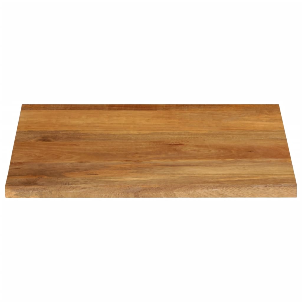 Table Top Live Edge 40x40x3.8 cm Solid Wood Mango