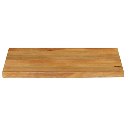 Table Top Live Edge 90x60x3.8 cm Solid Wood Mango