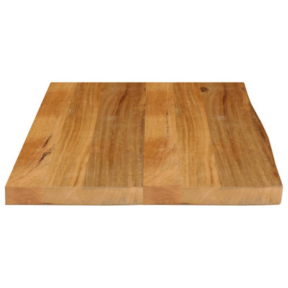 Table Top Live Edge 90x60x3.8 cm Solid Wood Mango