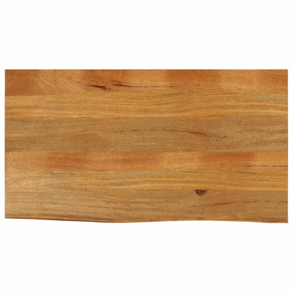 Table Top Live Edge 100x60x3.8 cm Solid Wood Mango
