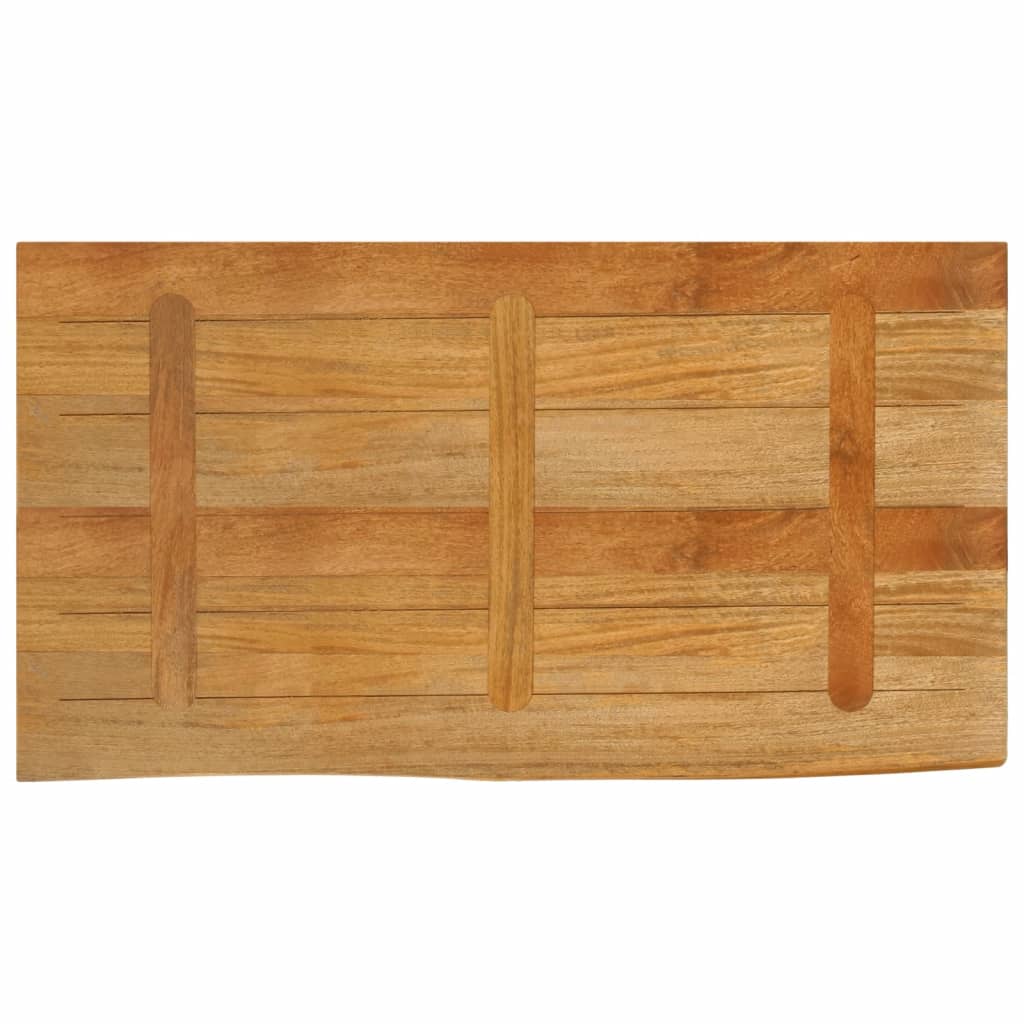 Table Top Live Edge 100x60x3.8 cm Solid Wood Mango