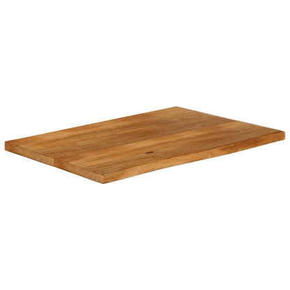 Table Top Live Edge 120x60x3.8 cm Solid Wood Mango