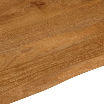 Table Top Live Edge 80x80x3.8 cm Solid Wood Mango