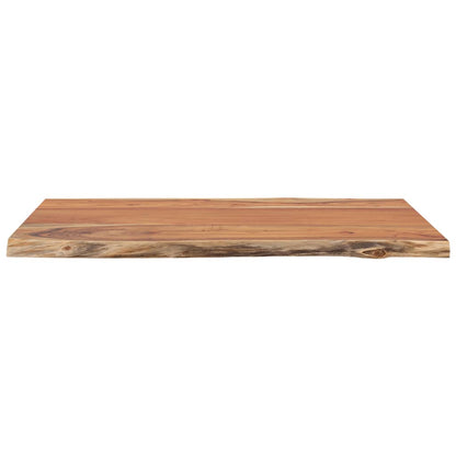Table Top 50x40x2.5 cm Rectangular Solid Wood Acacia Live Edge