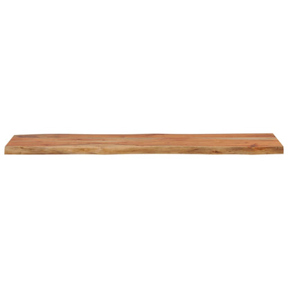 Table Top 110x40x2.5 cm Rectangular Solid Wood Acacia Live Edge