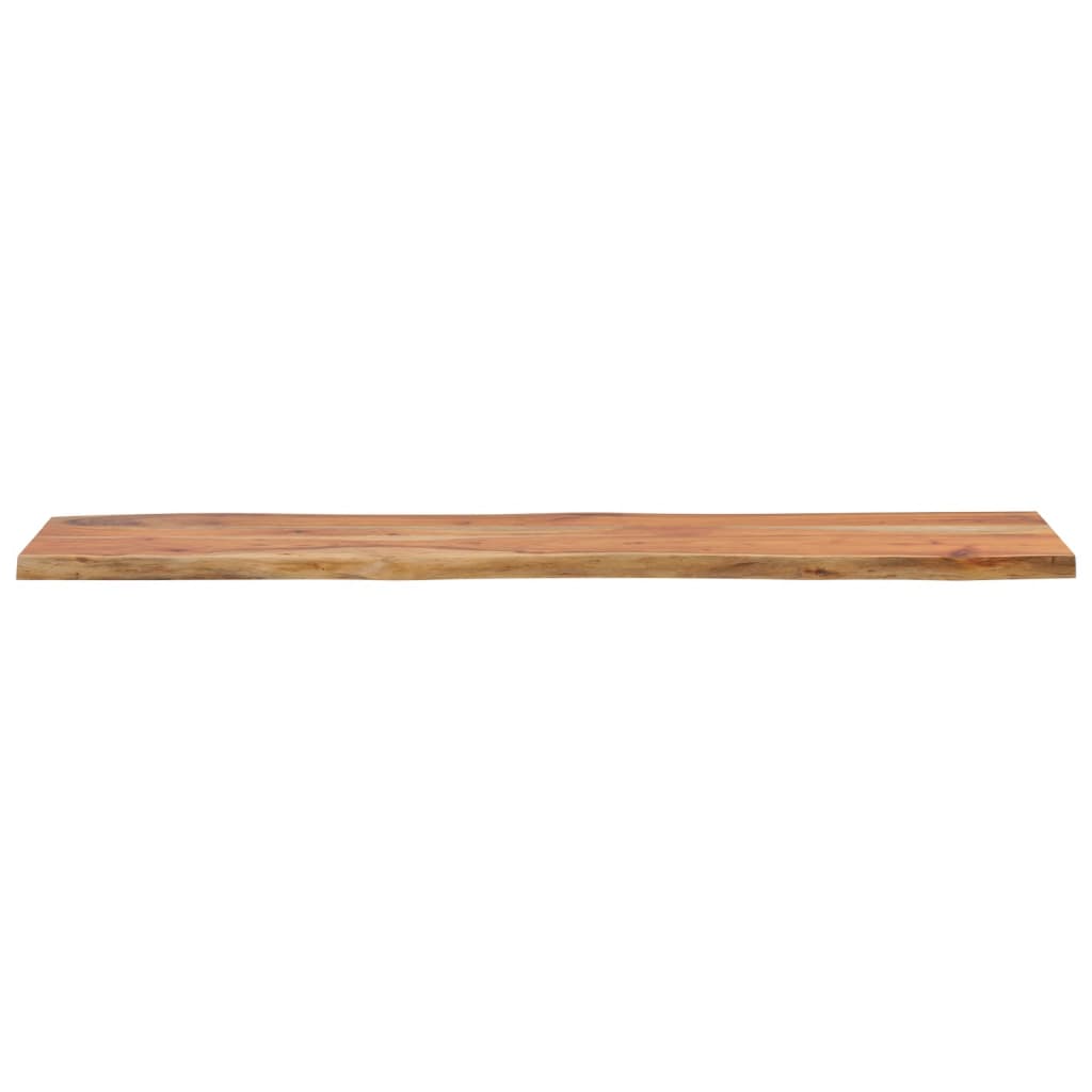 Table Top 140x40x2.5 cm Rectangular Solid Wood Acacia Live Edge