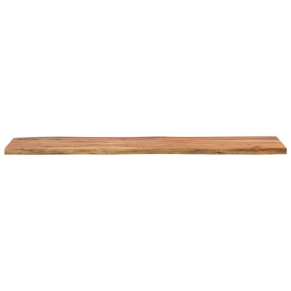 Table Top 180x40x2.5 cm Rectangular Solid Wood Acacia Live Edge
