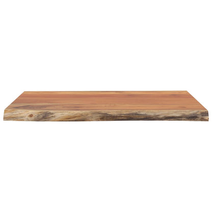 Table Top 60x60x2.5 cm Square Solid Wood Acacia Live Edge
