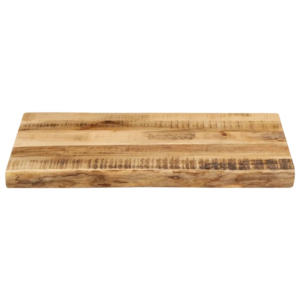 Table Top Live Edge 50x40x2.5 cm Solid Wood Rough Mango