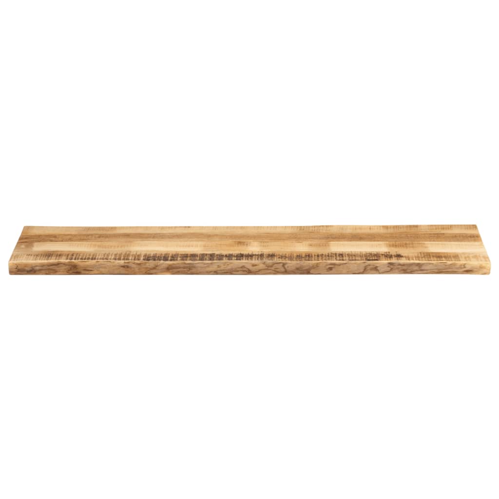 Table Top Live Edge 160x40x2.5 cm Solid Wood Rough Mango