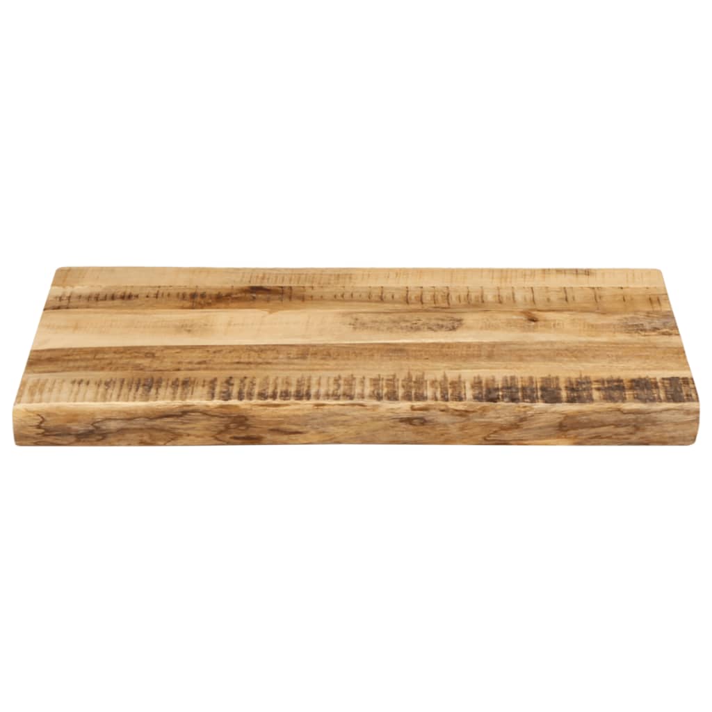 Table Top Live Edge 50x40x3.8 cm Solid Wood Rough Mango