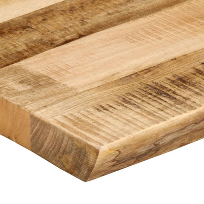 Table Top Live Edge 160x40x3.8 cm Solid Wood Rough Mango