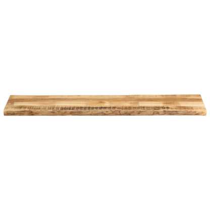 Table Top Live Edge 180x40x3.8 cm Solid Wood Rough Mango