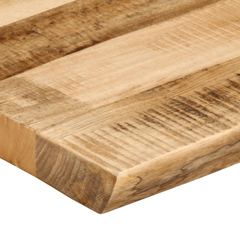Table Top Live Edge 180x40x3.8 cm Solid Wood Rough Mango