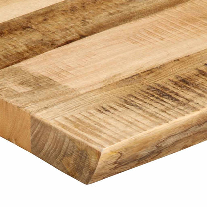 Table Top Live Edge 100x60x3.8 cm Solid Wood Rough Mango