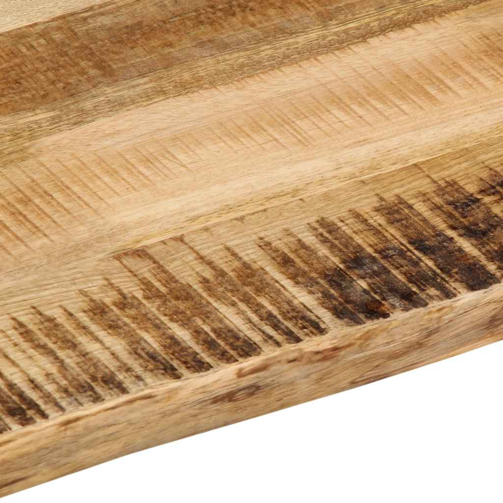 Table Top Live Edge 100x80x3.8 cm Solid Wood Rough Mango