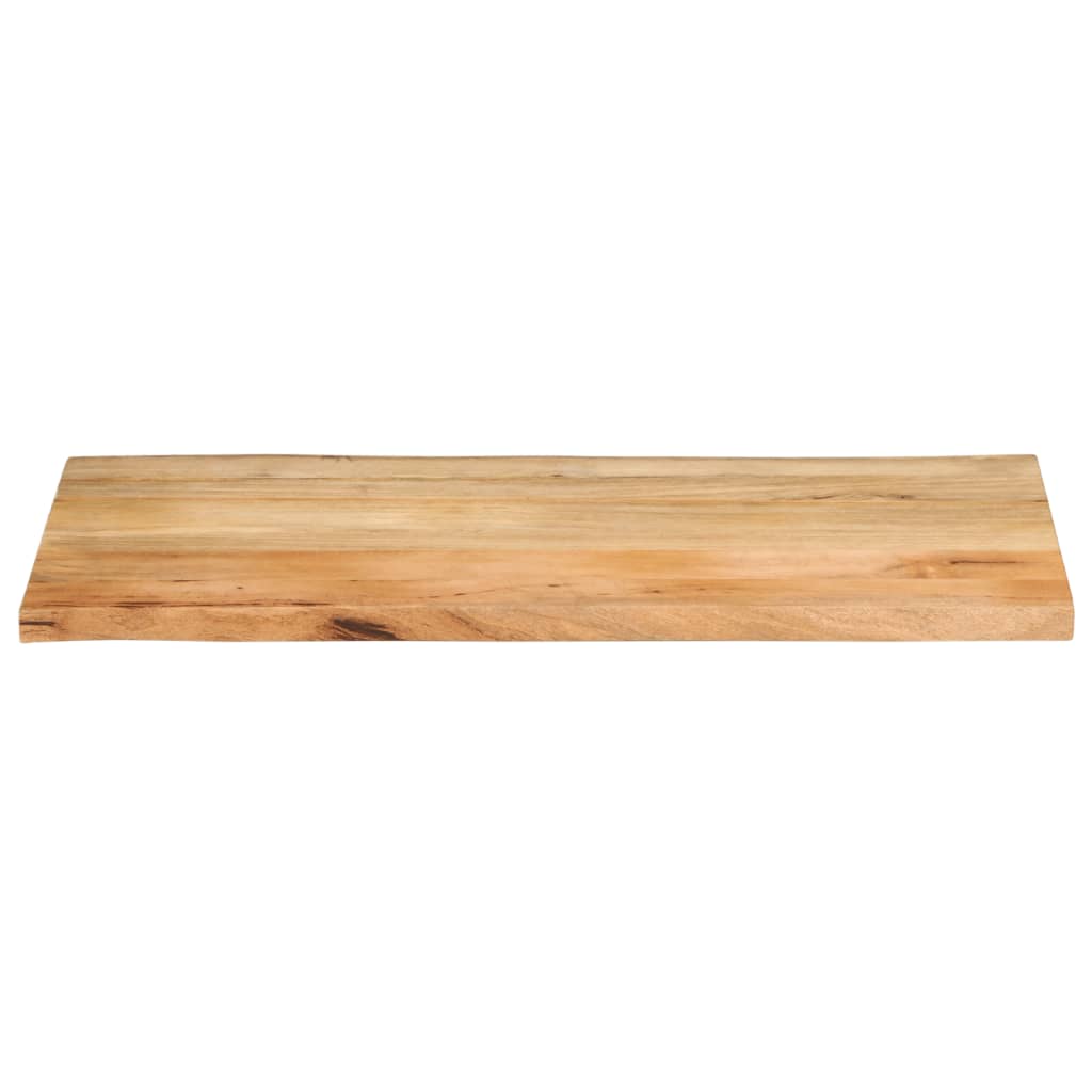 Table Top 110x60x2.5 cm Live Edge Solid Wood Mango