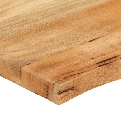 Table Top 110x60x2.5 cm Live Edge Solid Wood Mango