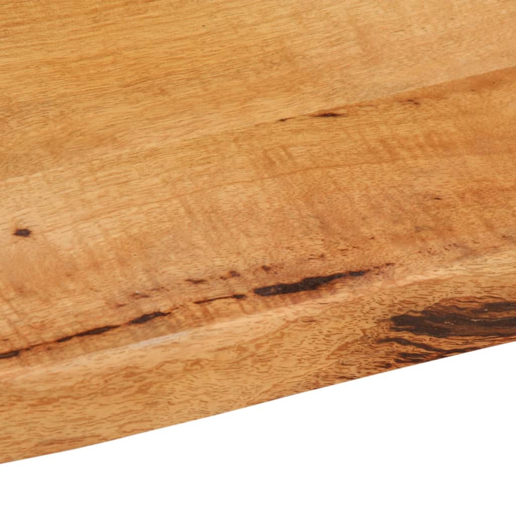 Table Top 110x60x2.5 cm Live Edge Solid Wood Mango