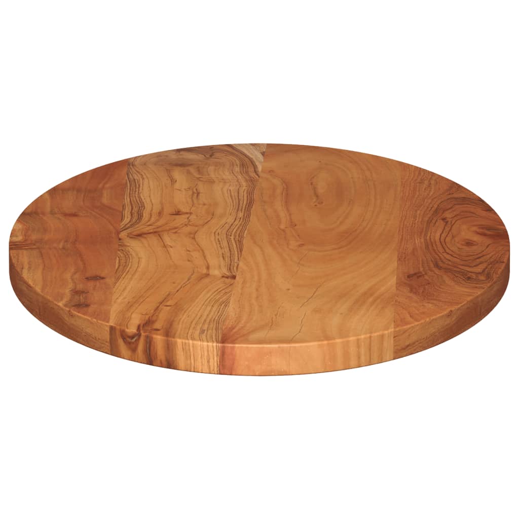Table Top 100x40x2.5 cm Oval Solid Wood Acacia