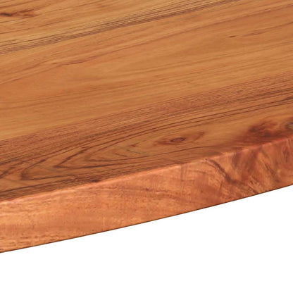 Table Top 120x50x2.5 cm Oval Solid Wood Acacia