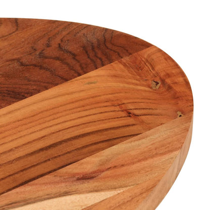 Table Top 110x50x3.8 cm Oval Solid Wood Acacia