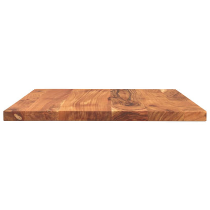 Table Top 60x50x2.5 cm Rectangular Solid Wood Acacia