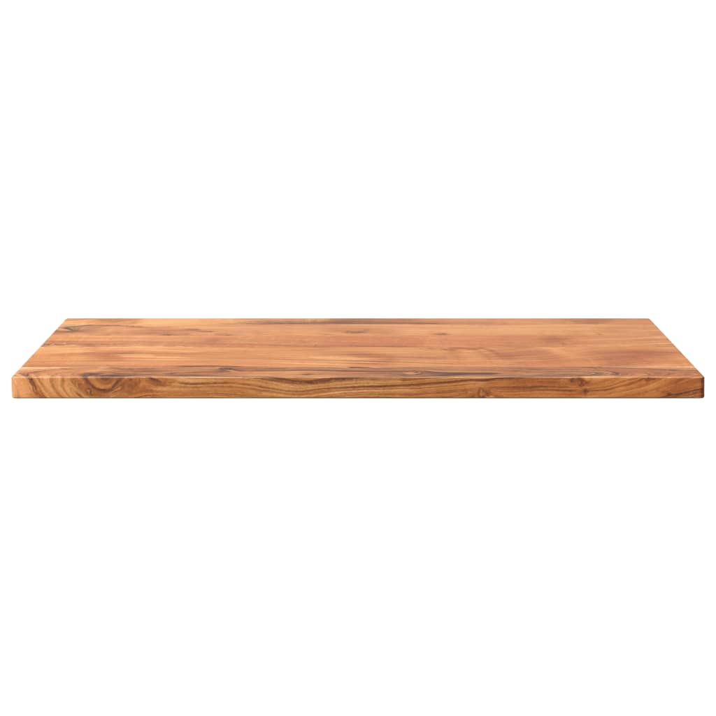 Table Top 80x50x2.5 cm Rectangular Solid Wood Acacia