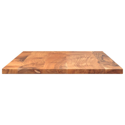 Table Top 80x50x2.5 cm Rectangular Solid Wood Acacia