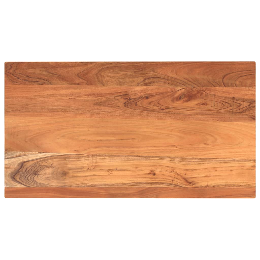 Table Top 110x50x2.5 cm Rectangular Solid Wood Acacia